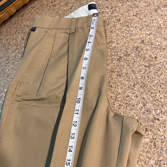 Docker’s Individual Fit Waistband Stain Defender Khaki Tan Pants W34 x L30 - Picture 7 of 16